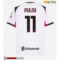 Moške Nogometnih dresov AC Milan Christian Pulisic #11 Gostujoči 2025-26 Kratki rokavi